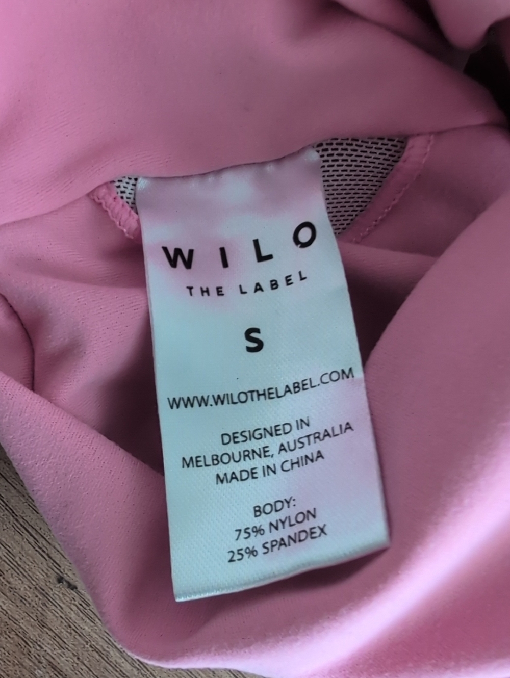 Wilo The Label 2 Piece Set Bright Pink Size Small **PRICE IS FIRM** - Picture 5 of 8